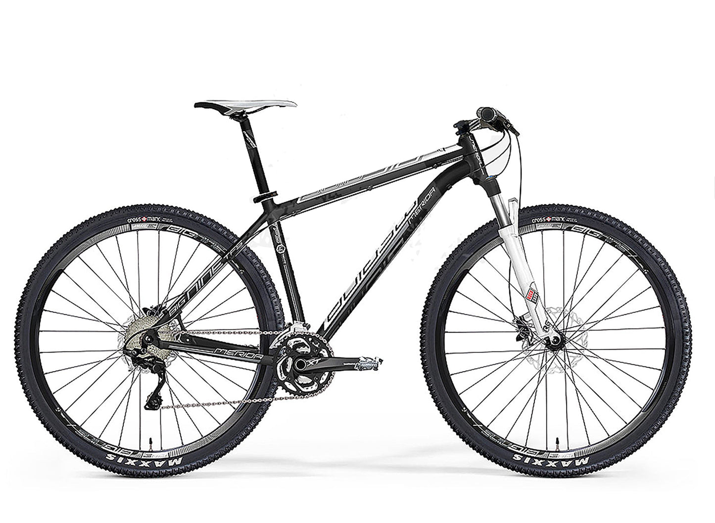 Merida Big Nine TFS XT EDITION schwarz (weiß/silber)